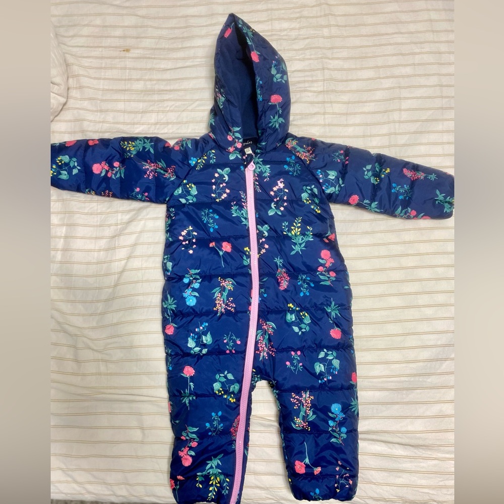 Joules infant snowsuit, size 12-18 months. Worn once.